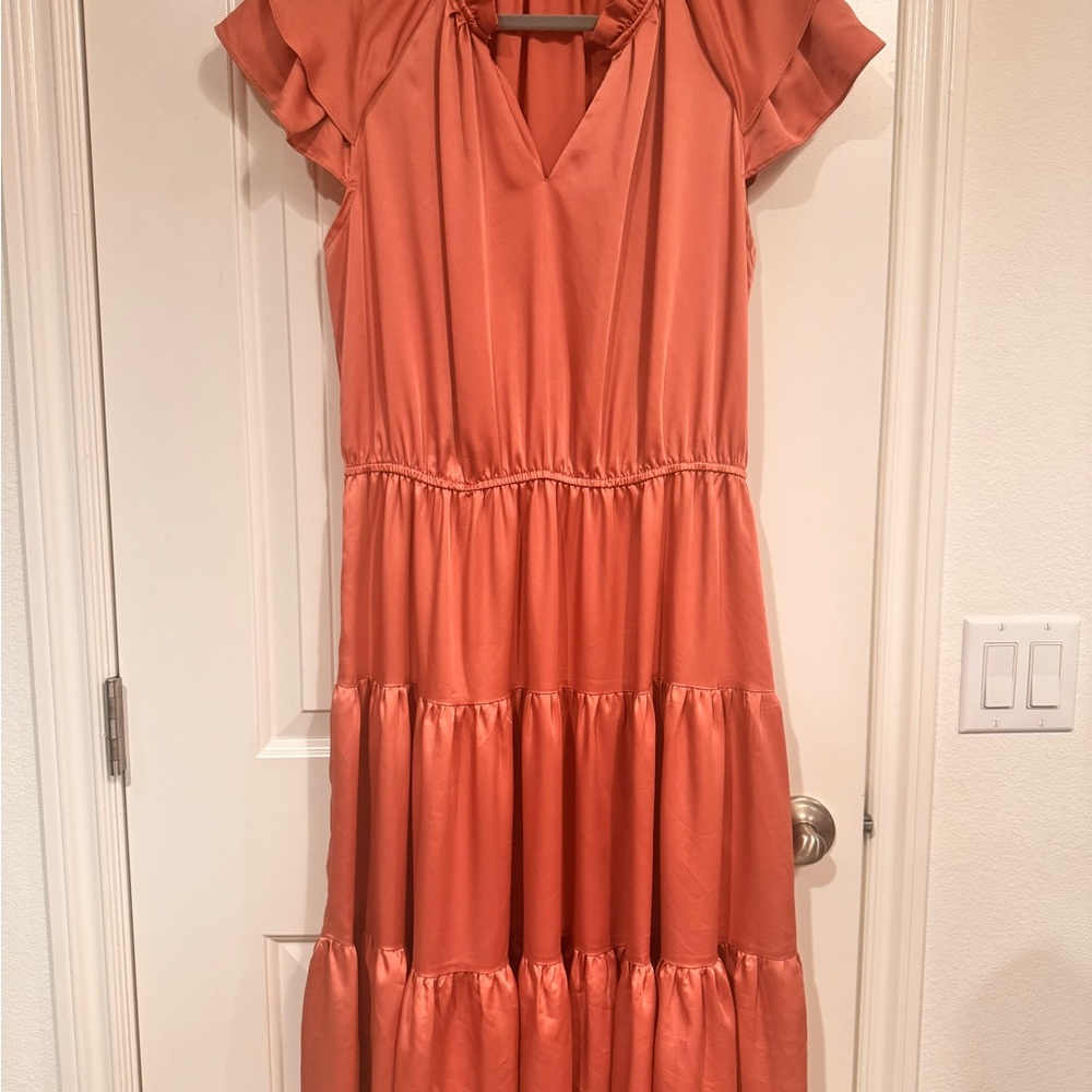 Marc New York   Dress size L color pink salmon